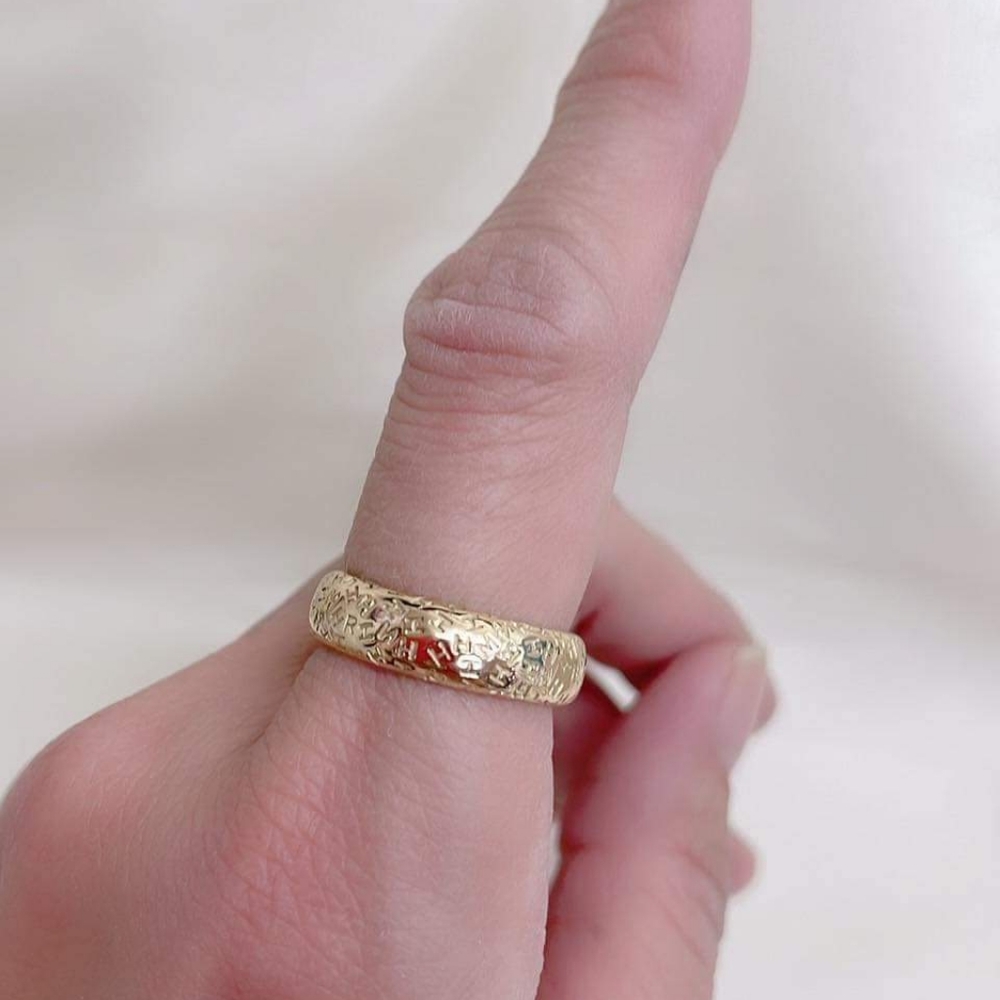 18k YG HERMES RING - Picture 2 of 4